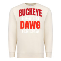 Sandshell buckeye on saturday Premium Sweatshirt - artisFamous