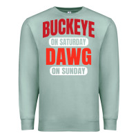 Seafoam buckeye on saturday Premium Sweatshirt - artisFamous