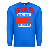 True Royal buckeye on saturday Premium Sweatshirt - artisFamous
