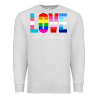 Dove Grey lgbt pride rainbow love lgbtq pride Premium Sweatshirt - artisFamous