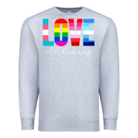 Heather Grey lgbt pride rainbow love lgbtq pride Premium Sweatshirt - artisFamous