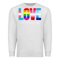 Oatmeal Heather lgbt pride rainbow love lgbtq pride Premium Sweatshirt - artisFamous
