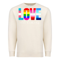 Sandshell lgbt pride rainbow love lgbtq pride Premium Sweatshirt - artisFamous
