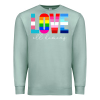 Seafoam lgbt pride rainbow love lgbtq pride Premium Sweatshirt - artisFamous
