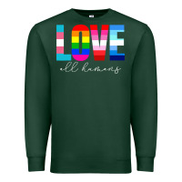Sports Green lgbt pride rainbow love lgbtq pride Premium Sweatshirt - artisFamous