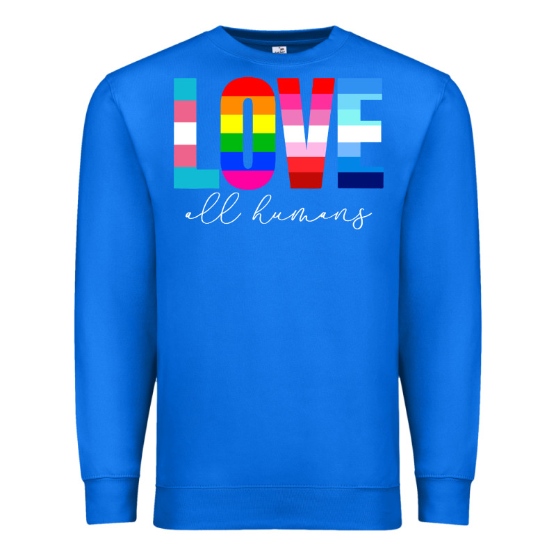 Lgbt Pride Rainbow Love Lgbtq Pride Premium Sweatshirt by artisFamous | Teevron