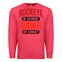 Cardinal buckeye on saturday Premium Sweatshirt - artisFamous