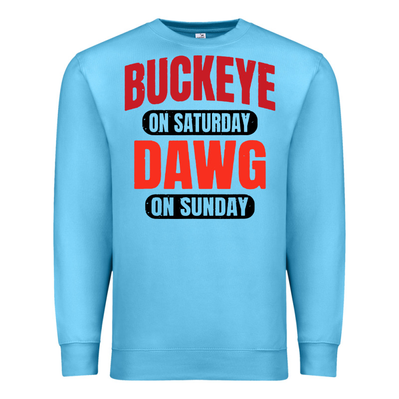 Buckeye On Saturday Premium Sweatshirt by artisFamous | Teevron