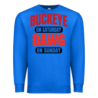 True Royal buckeye on saturday Premium Sweatshirt - artisFamous