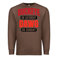 Chestnut buckeye on saturday Premium Sweatshirt - artisFamous