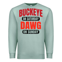Seafoam buckeye on saturday Premium Sweatshirt - artisFamous