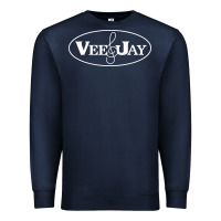 Navy vee jay records Premium Sweatshirt - artisFamous