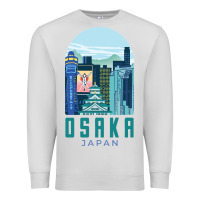 Dove Grey Osaka Japan Premium Sweatshirt - artisFamous