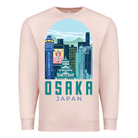 Pale Pink Osaka Japan Premium Sweatshirt - artisFamous