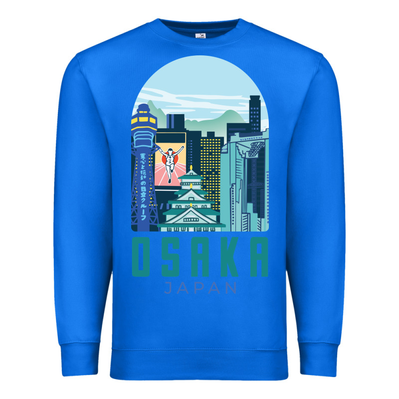 Osaka Japan Premium Sweatshirt by artisFamous | Teevron
