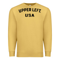 Antique Gold upper left usa Premium Sweatshirt - artisFamous