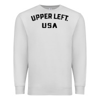 Dove Grey upper left usa Premium Sweatshirt - artisFamous