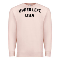 Pale Pink upper left usa Premium Sweatshirt - artisFamous