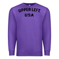 Purple upper left usa Premium Sweatshirt - artisFamous