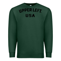 Sports Green upper left usa Premium Sweatshirt - artisFamous