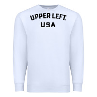 White upper left usa Premium Sweatshirt - artisFamous