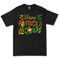 Black Happy St. Patrick's Day Premium Tee - HowdyJamesFarm