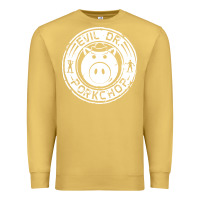 Antique Gold evil dr porkchop Premium Sweatshirt - artisFamous