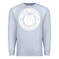Heather Grey evil dr porkchop Premium Sweatshirt - artisFamous
