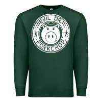 Sports Green evil dr porkchop Premium Sweatshirt - artisFamous