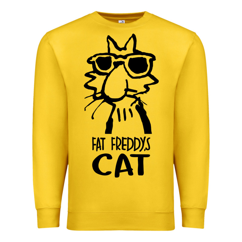 Fat Freddys Cat Premium Sweatshirt by artisFamous | Teevron