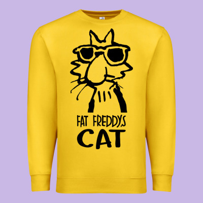 Fat Freddys Cat Premium Sweatshirt Designed By Artisfamous