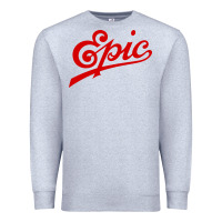 Heather Grey epic records Premium Sweatshirt - artisFamous
