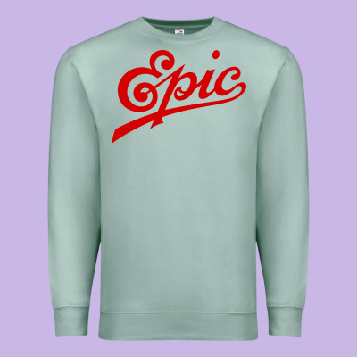 Epic Records Premium Sweatshirt Designed By Artisfamous