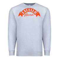 Heather Grey excello records Premium Sweatshirt - artisFamous