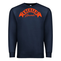 Navy excello records Premium Sweatshirt - artisFamous