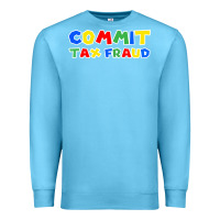Ocean Blue commit tax fraud Premium Sweatshirt - artisFamous