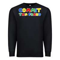Black commit tax fraud Premium Sweatshirt - artisFamous