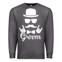 Charcoal Heather groom bachelor party Premium Sweatshirt - artisFamous
