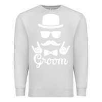 Dove Grey groom bachelor party Premium Sweatshirt - artisFamous