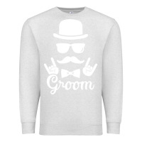 Oatmeal Heather groom bachelor party Premium Sweatshirt - artisFamous