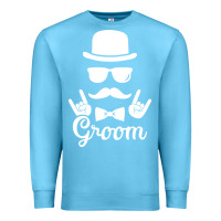 Ocean Blue groom bachelor party Premium Sweatshirt - artisFamous
