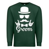 Sports Green groom bachelor party Premium Sweatshirt - artisFamous