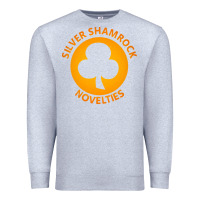 Heather Grey silver shamrock novelties Premium Sweatshirt - artisFamous