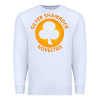 White silver shamrock novelties Premium Sweatshirt - artisFamous