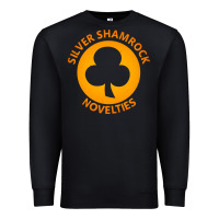 Black silver shamrock novelties Premium Sweatshirt - artisFamous