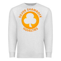 Oatmeal Heather silver shamrock novelties Premium Sweatshirt - artisFamous
