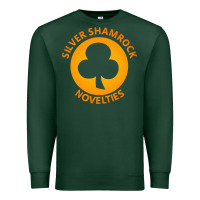 Sports Green silver shamrock novelties Premium Sweatshirt - artisFamous