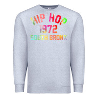 Heather Grey hip hop 1972 south bronx Premium Sweatshirt - artisFamous