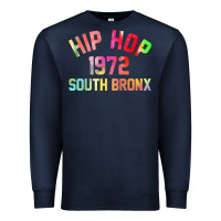 Navy hip hop 1972 south bronx Premium Sweatshirt - artisFamous