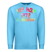 Ocean Blue hip hop 1972 south bronx Premium Sweatshirt - artisFamous